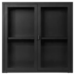 House Nordic Hangende Wandkast Brisbane Staal Zwart 80cm