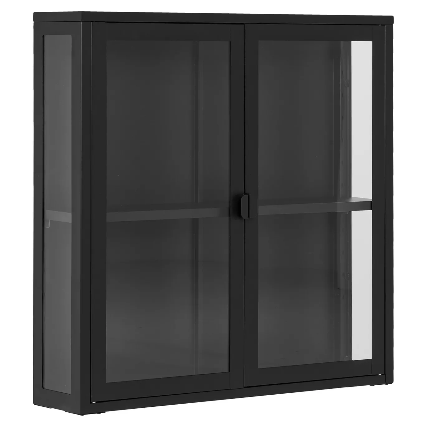 House Nordic Hangende Wandkast Brisbane Staal Zwart 80cm