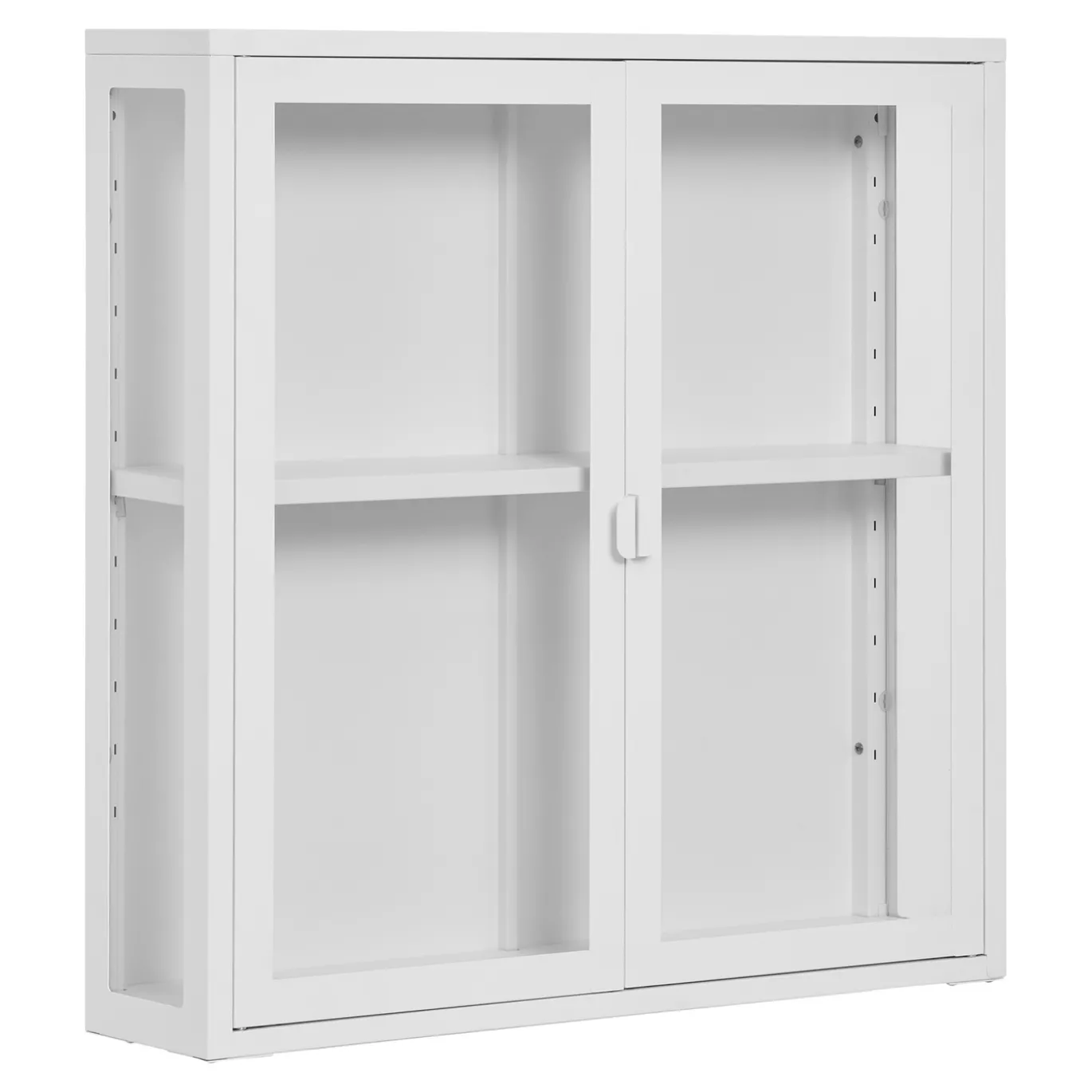 House Nordic Hangende Wandkast Brisbane Staal Wit 80cm