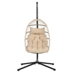 House Nordic Hangstoel Patras Beige/Grijs