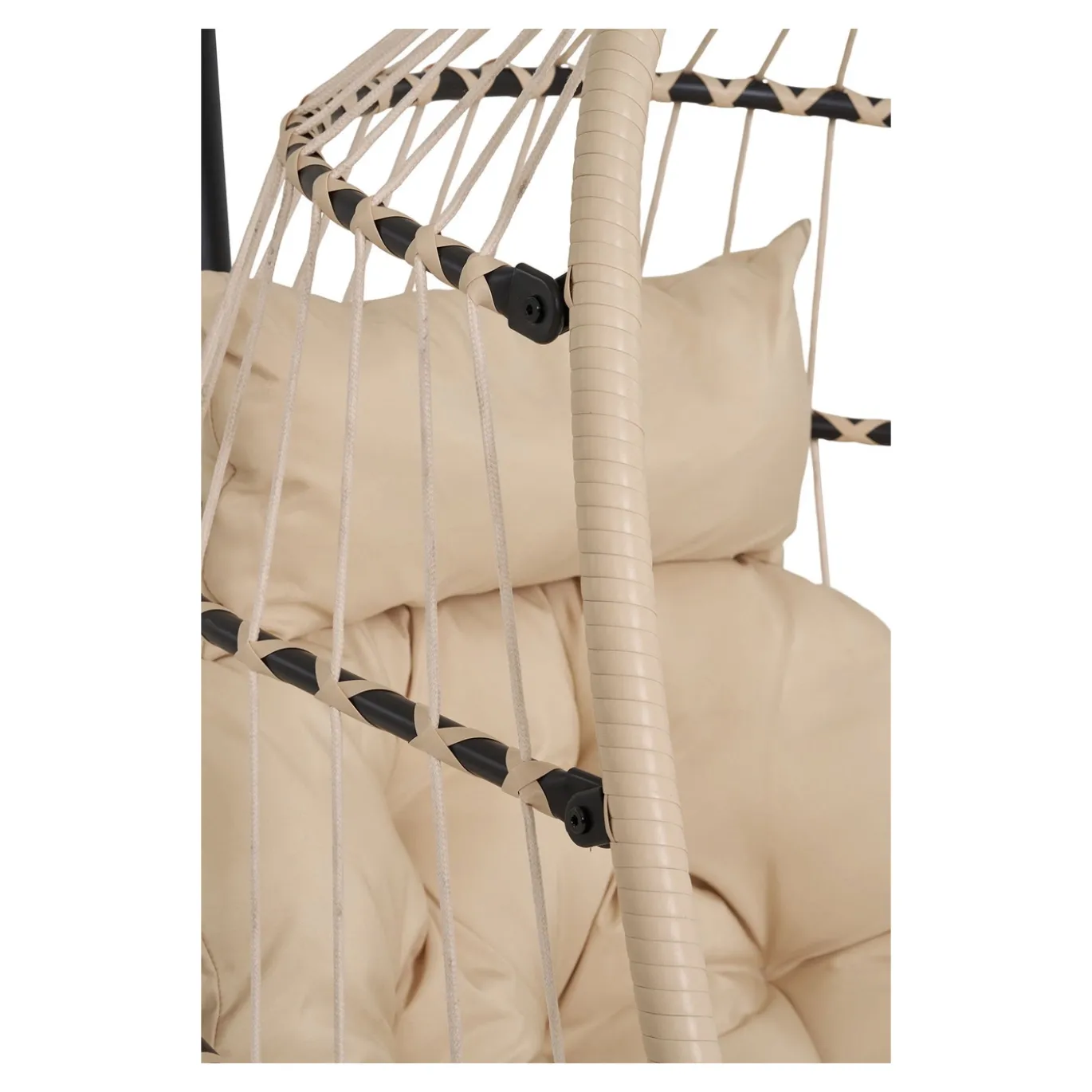 House Nordic Hangstoel Patras Beige/Grijs