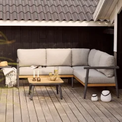 House Nordic Hoekloungeset Comillas Antraciet Grijs