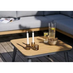 House Nordic Hoekloungeset Comillas Antraciet Grijs
