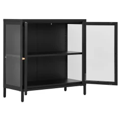 House Nordic Kast Dalby Staal Zwart 80cm