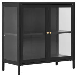 House Nordic Kast Dalby Staal Zwart 80cm
