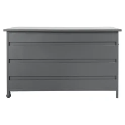 House Nordic Kussenbox Cassis Aluminium 650L