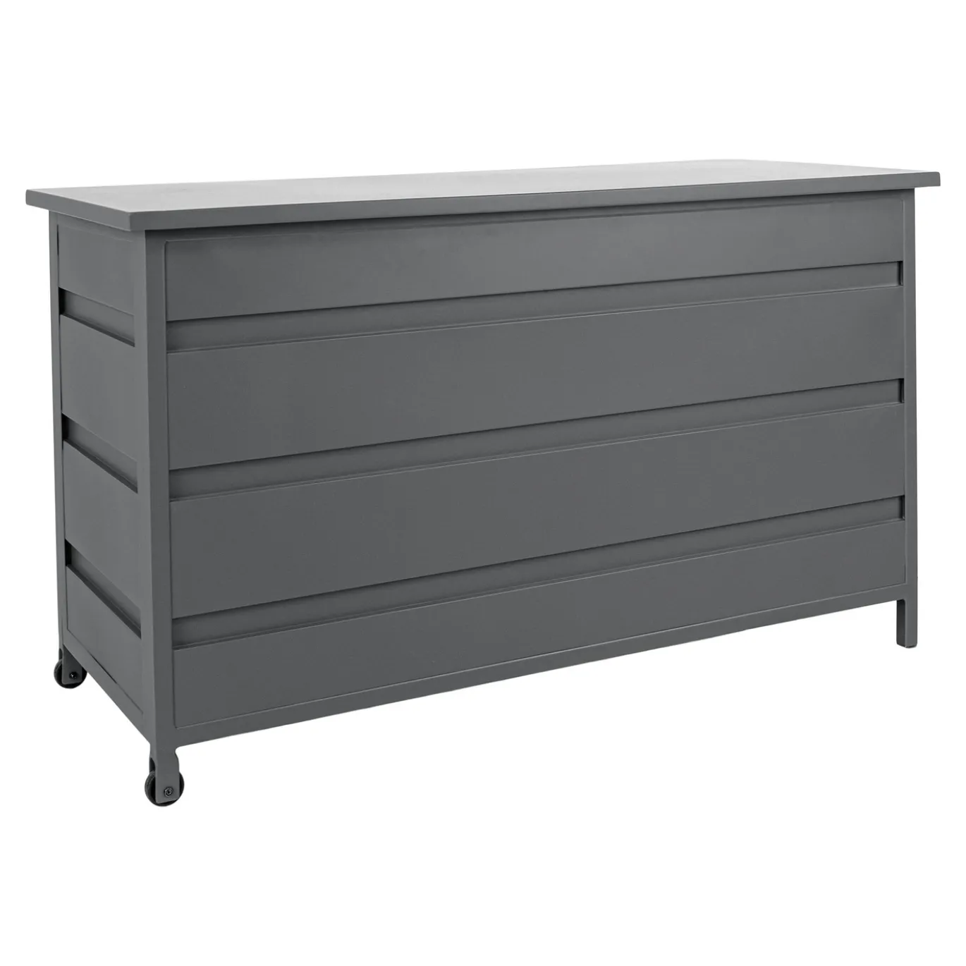 House Nordic Kussenbox Cassis Aluminium 650L
