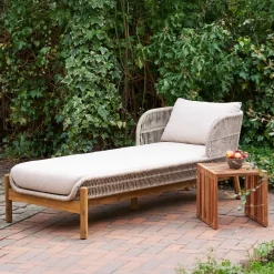 House Nordic Ligbed Terracina Acacia Bruin/Beige 190cm
