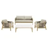 House Nordic Loungeset Fargo Aluminium Taupe