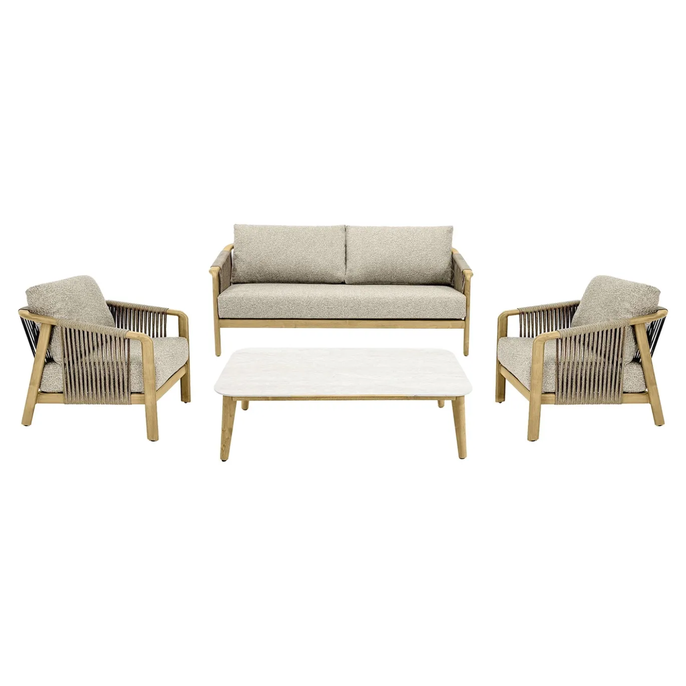 House Nordic Loungeset Fargo Aluminium Taupe