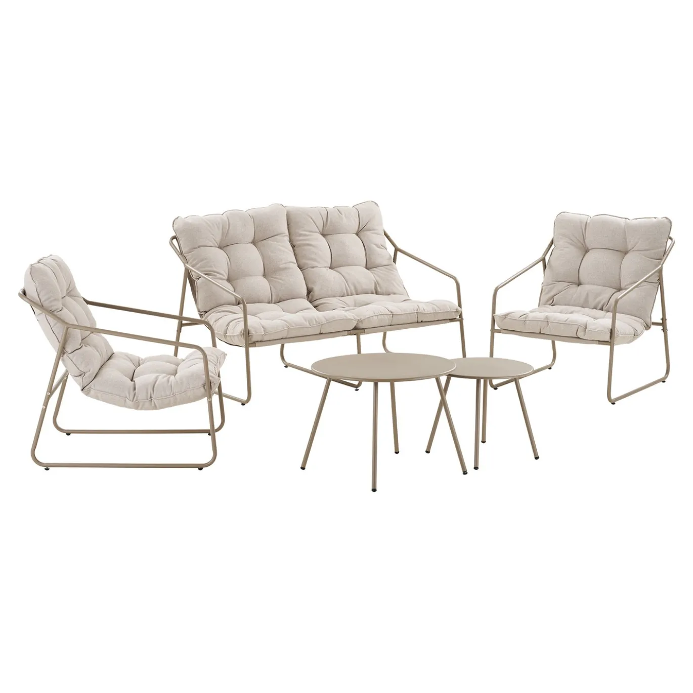 House Nordic Loungeset Nilo Staal Zand