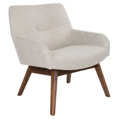 House Nordic Lounge Stoel London Zand/Walnoot
