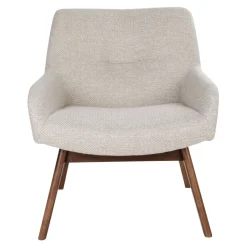 House Nordic Lounge Stoel London Zand/Walnoot