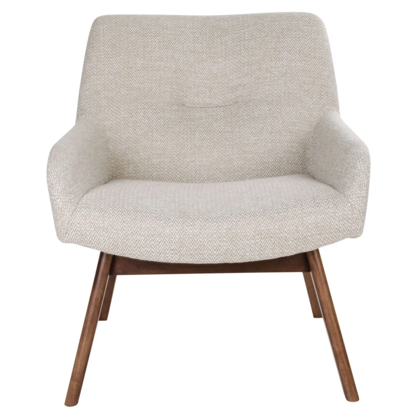 House Nordic Lounge Stoel London Zand/Walnoot
