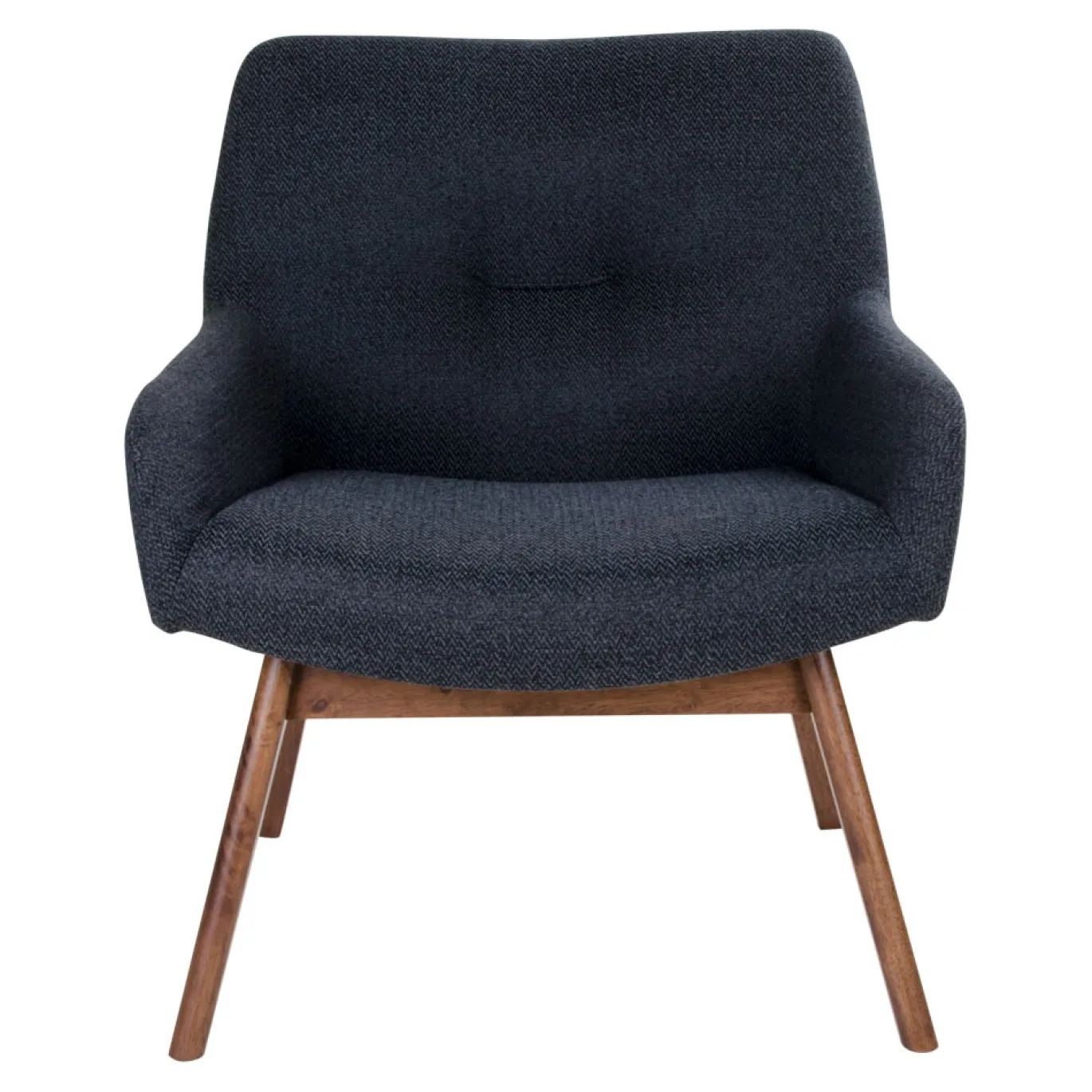House Nordic Lounge Stoel London Donkergrijs/Walnoot