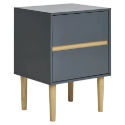 House Nordic Nachtkastje Bisley Donkergrijs 55cm