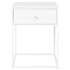 House Nordic Nachtkastje Vita 1 Lade Wit 40x40x55 cm