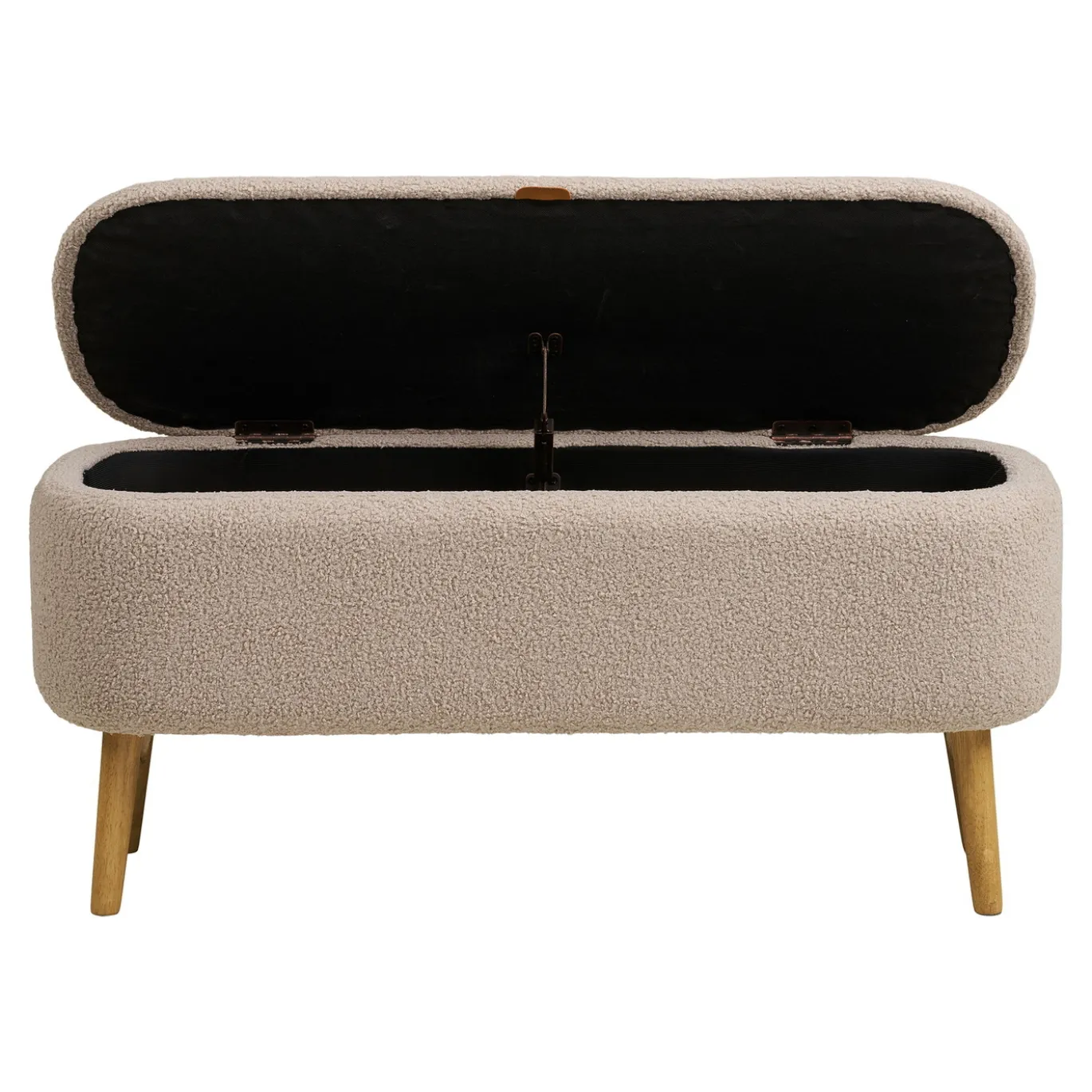 House Nordic Opbergbank Harlow Bouclé Beige