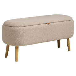 House Nordic Opbergbank Harlow Bouclé Beige