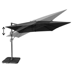House Nordic Parasol Baza Zwart Incl. Parasolvoet
