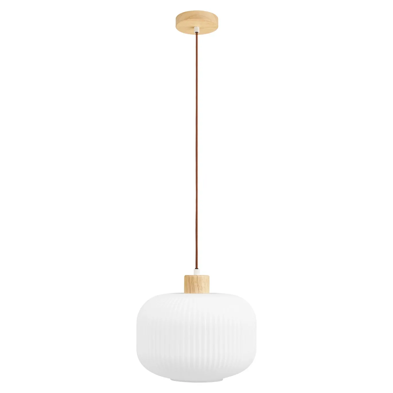 House Nordic Plafondlamp Argalo Glas Wit ø30cm