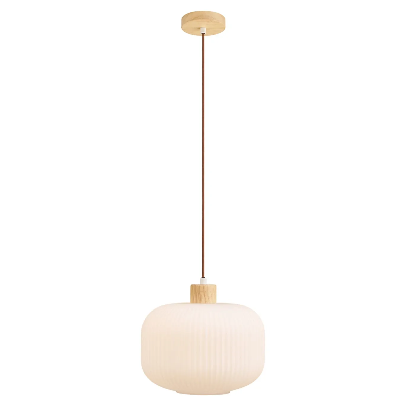 House Nordic Plafondlamp Argalo Glas Wit ø30cm