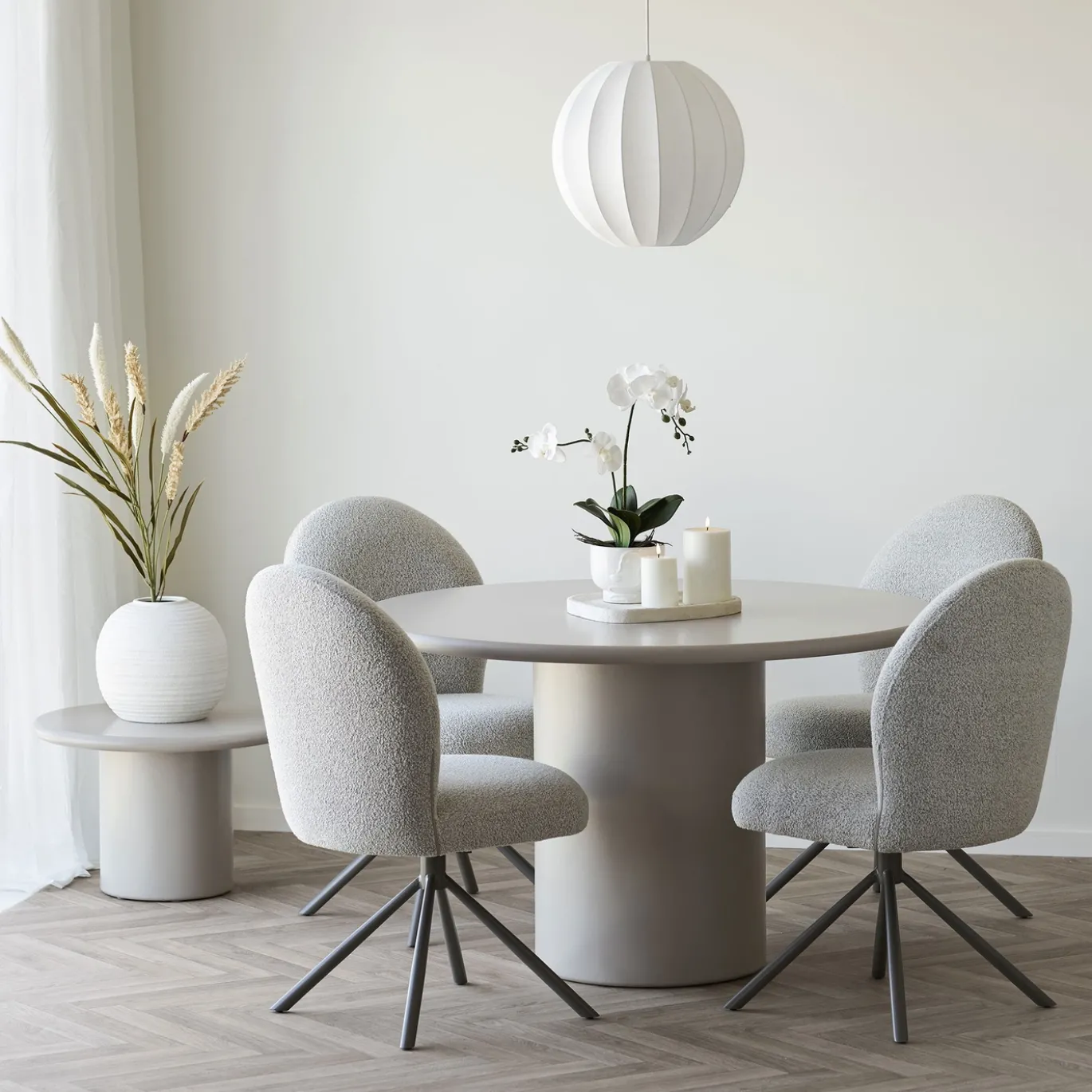 House Nordic Plafondlamp Coventry Wit ø40cm
