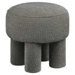 House Nordic Poef Canberra Antraciet ø43cm