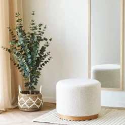House Nordic Poef Daisy Zand ø50cm