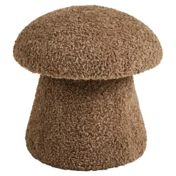 House Nordic Poef Enna Bruin ø45cm