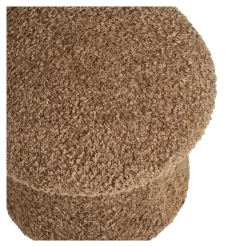 House Nordic Poef Enna Bruin ø45cm