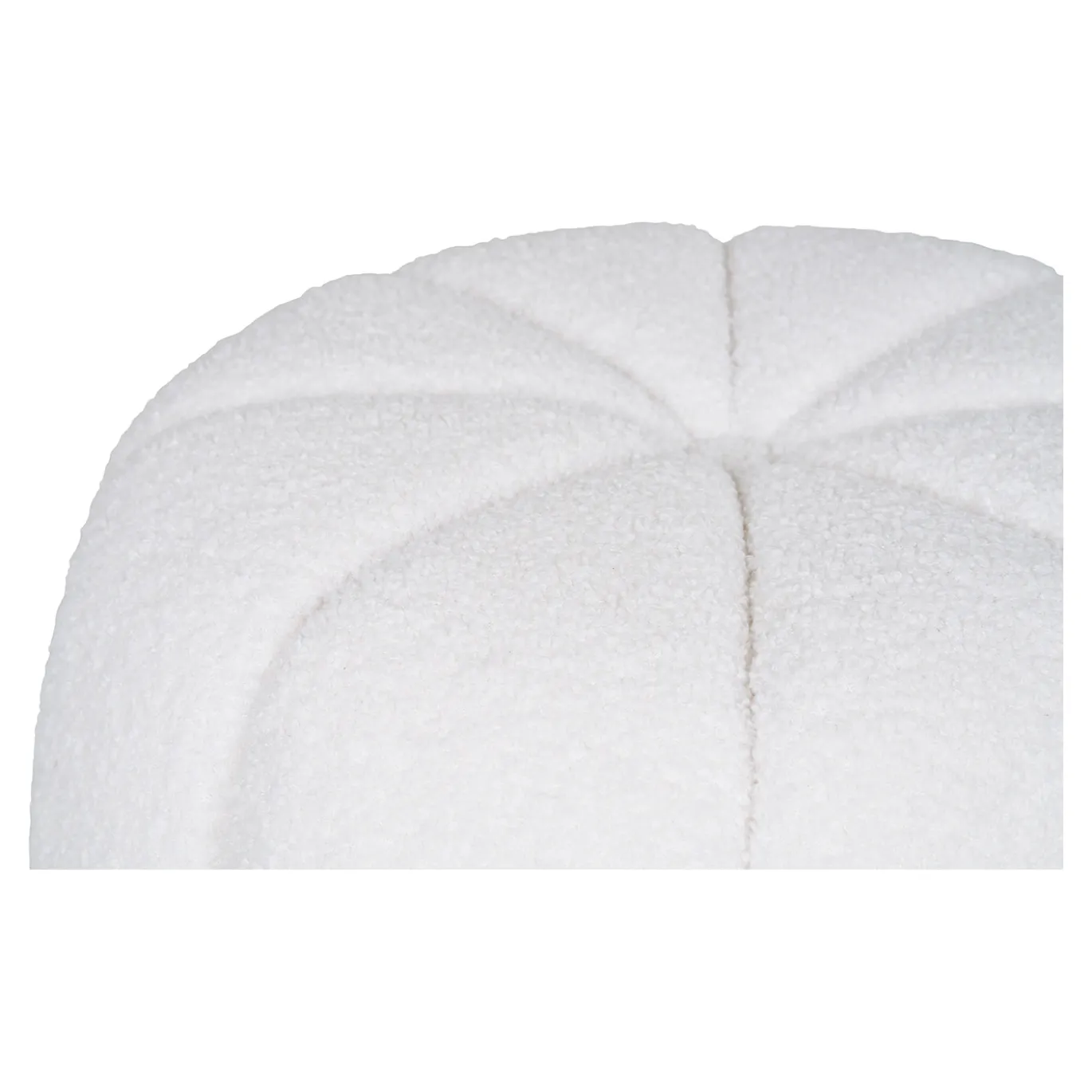 House Nordic Poef Paisley Off White Ø48x38 cm