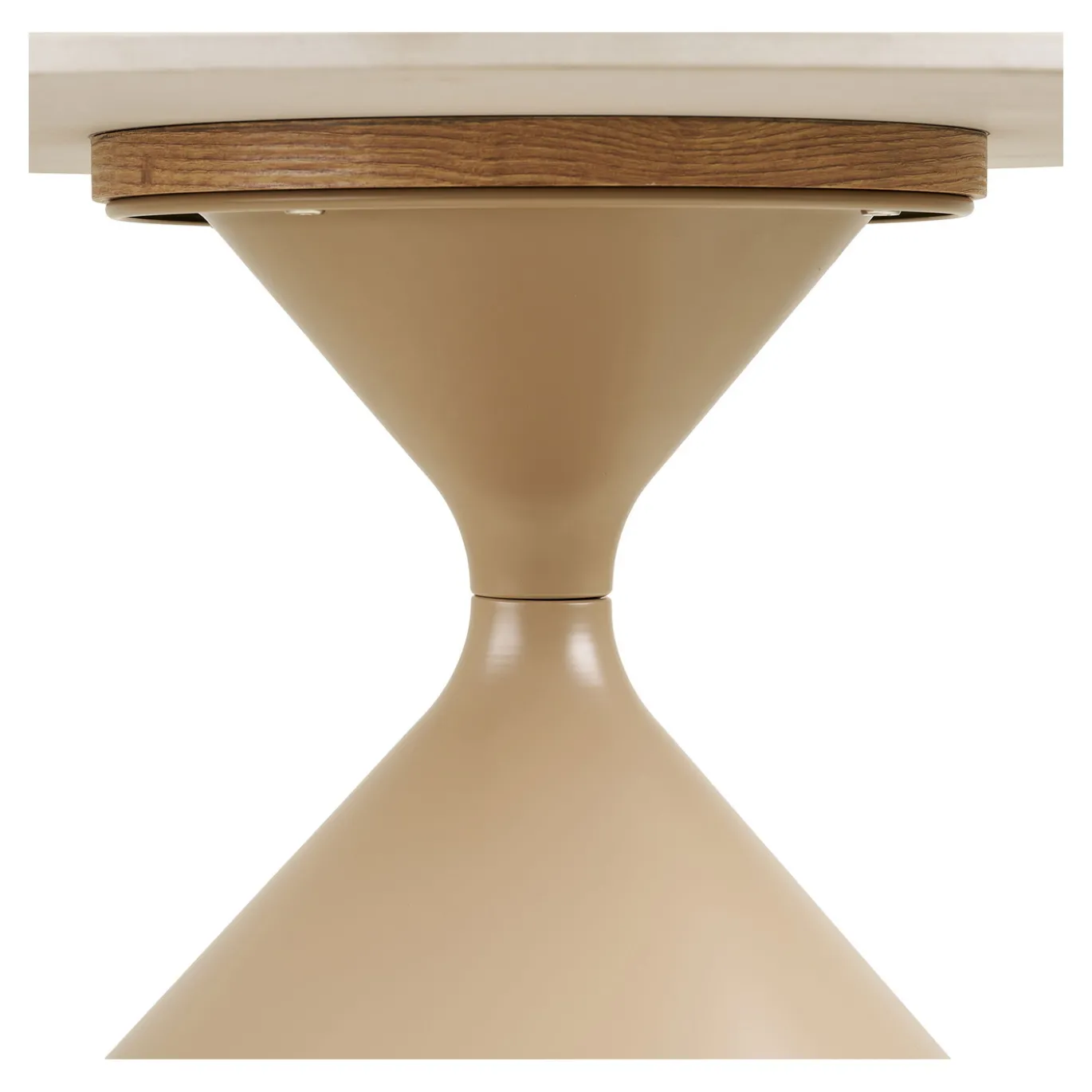 House Nordic Salontafel Annecy Keramisch/Travertin Zand ø70cm