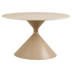 House Nordic Salontafel Annecy Keramisch/Travertin Zand ø70cm