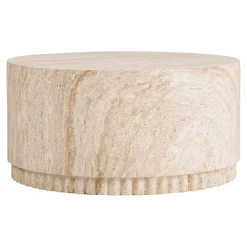 House Nordic Salontafel Bonn Fiberclay Naturel ø70cm
