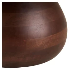 House Nordic Salontafel Heide Mango Donkerbruin/Wit ø70cm