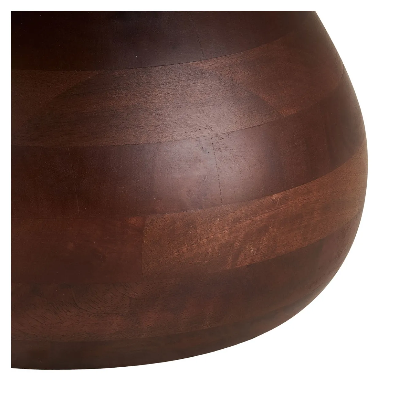 House Nordic Salontafel Heide Mango Donkerbruin/Wit ø70cm