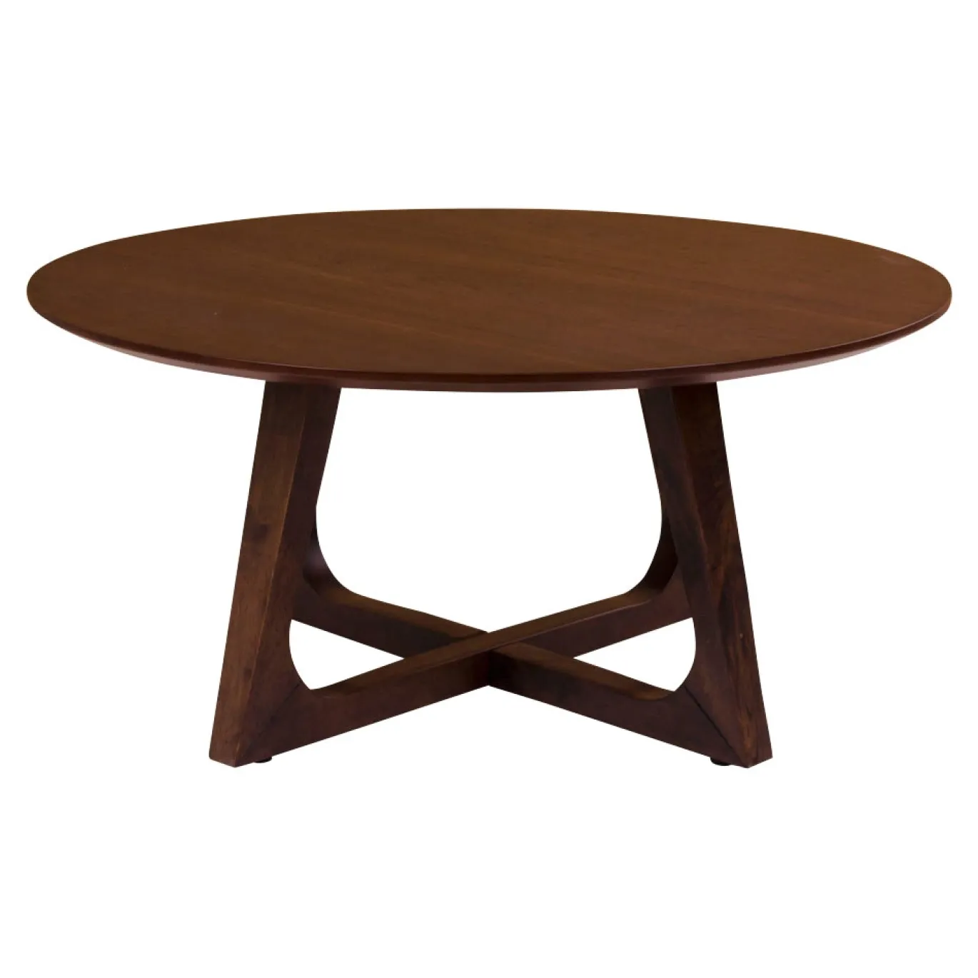 House Nordic Salontafel Hellerup Walnootfineer Ø75cm