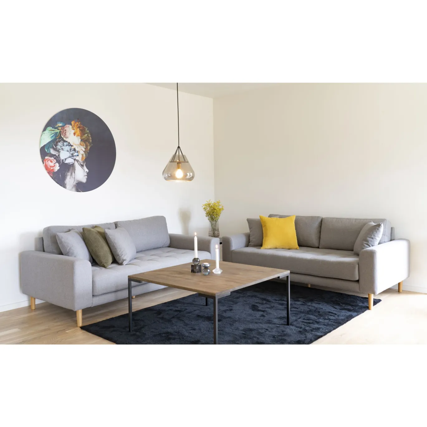House Nordic Salontafel Lugano Smoked Eikenhout 90cm