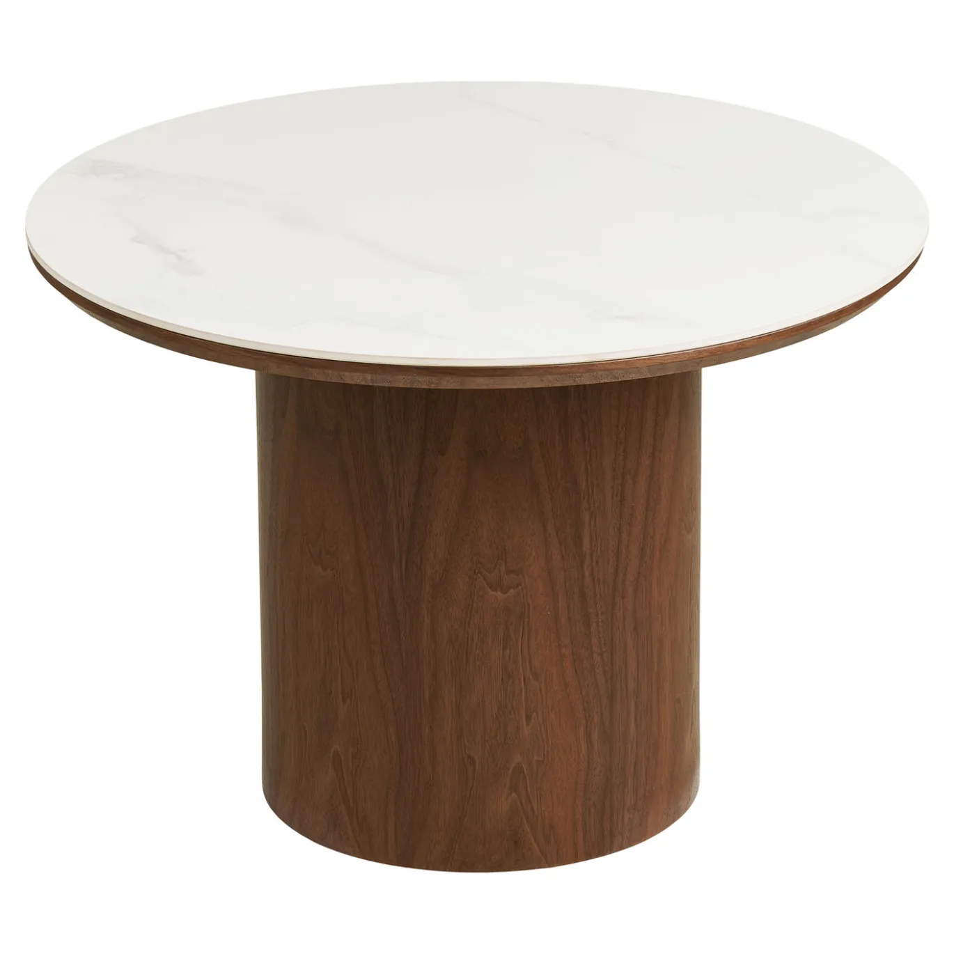 House Nordic Salontafel Noli Keramisch Wit/Bruin ø60cm