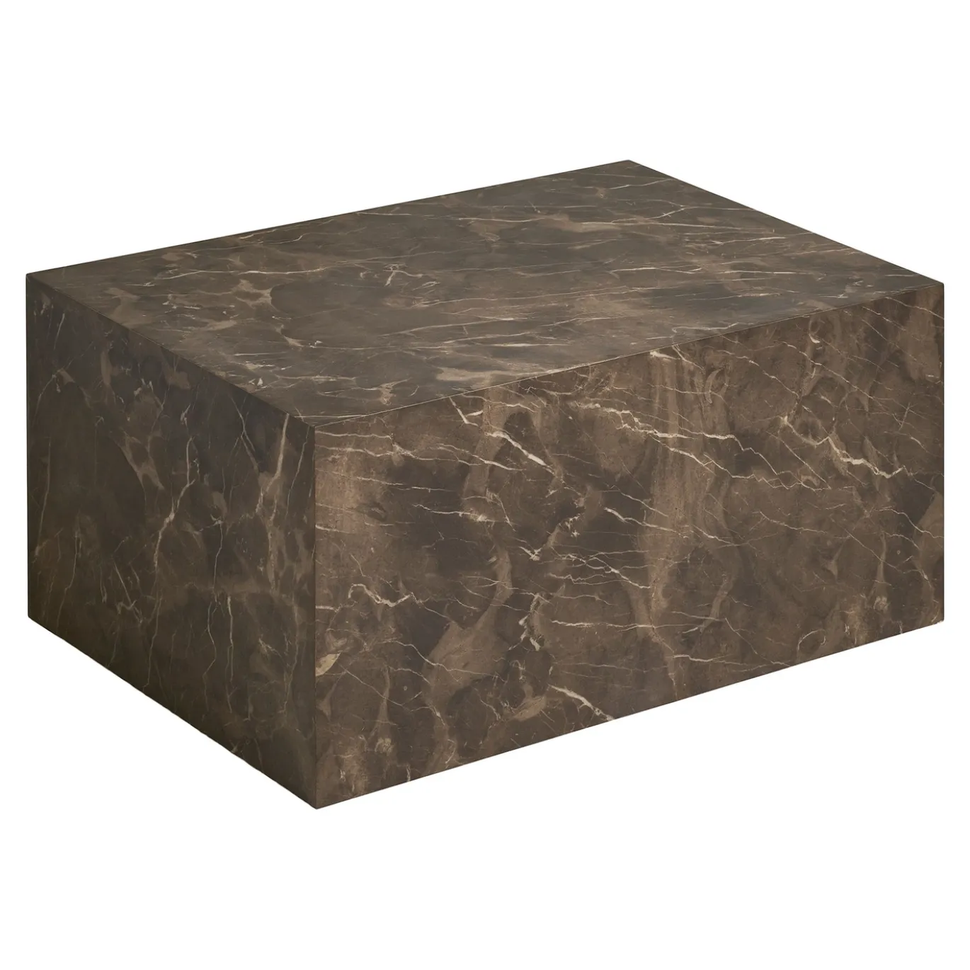 House Nordic Salontafel Prague Bruin Marmerlook 60x80cm