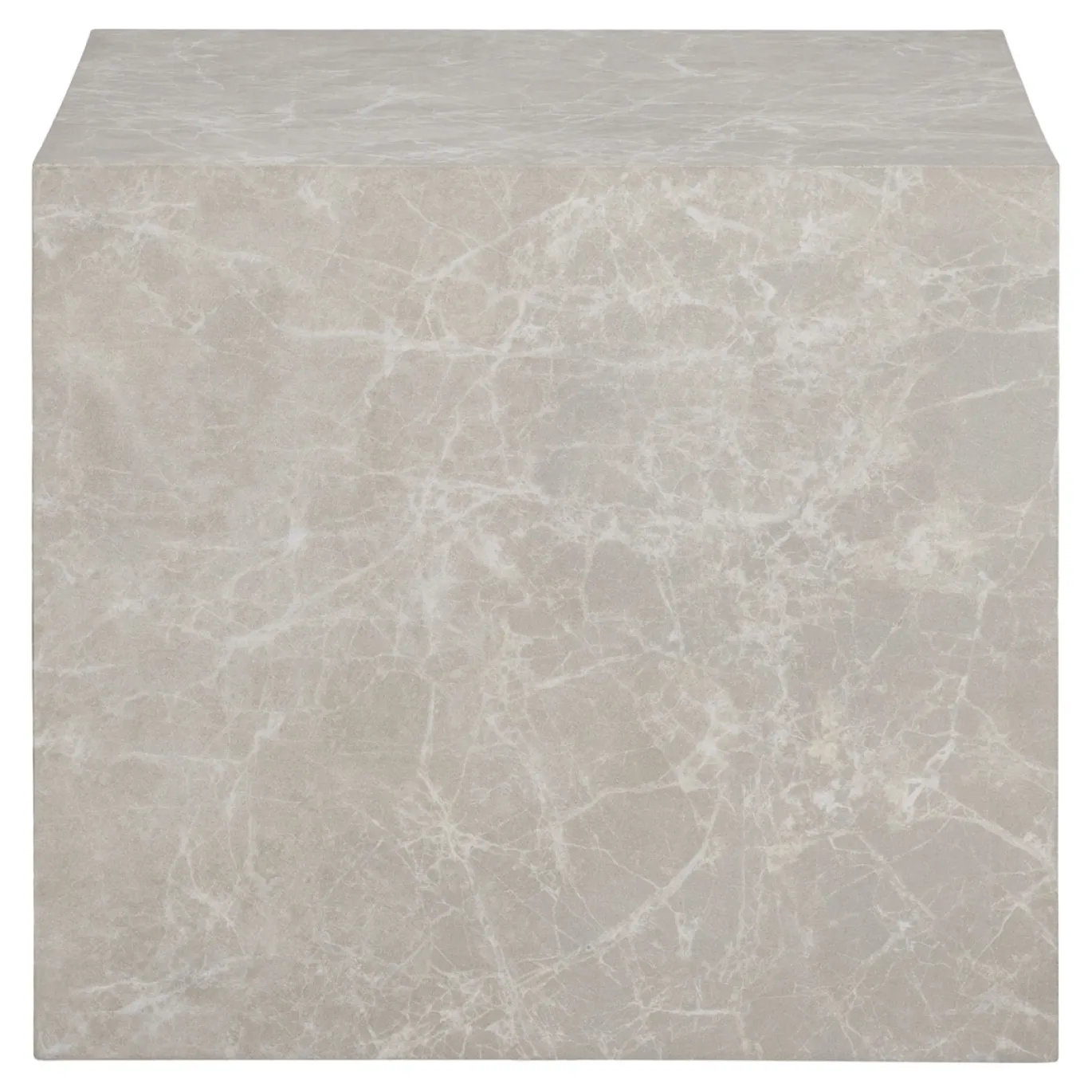 House Nordic Salontafel Prague Marmerlook Beige Set Van 2
