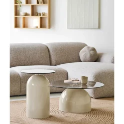 House Nordic Salontafel Ravello Beige ø70cm