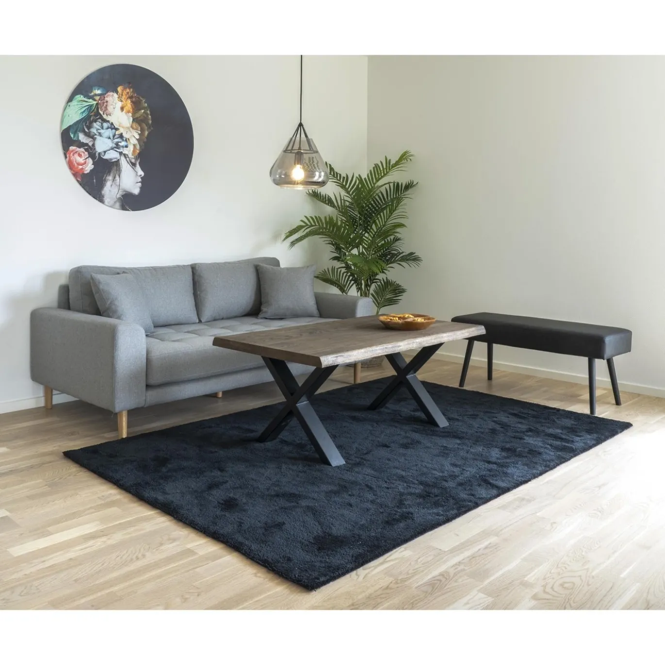 House Nordic Salontafel Toulon Smoked Eikenhout 120cm