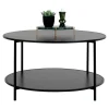 House Nordic Salontafel Vita Rond Zwart