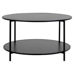 House Nordic Salontafel Vita Rond Zwart