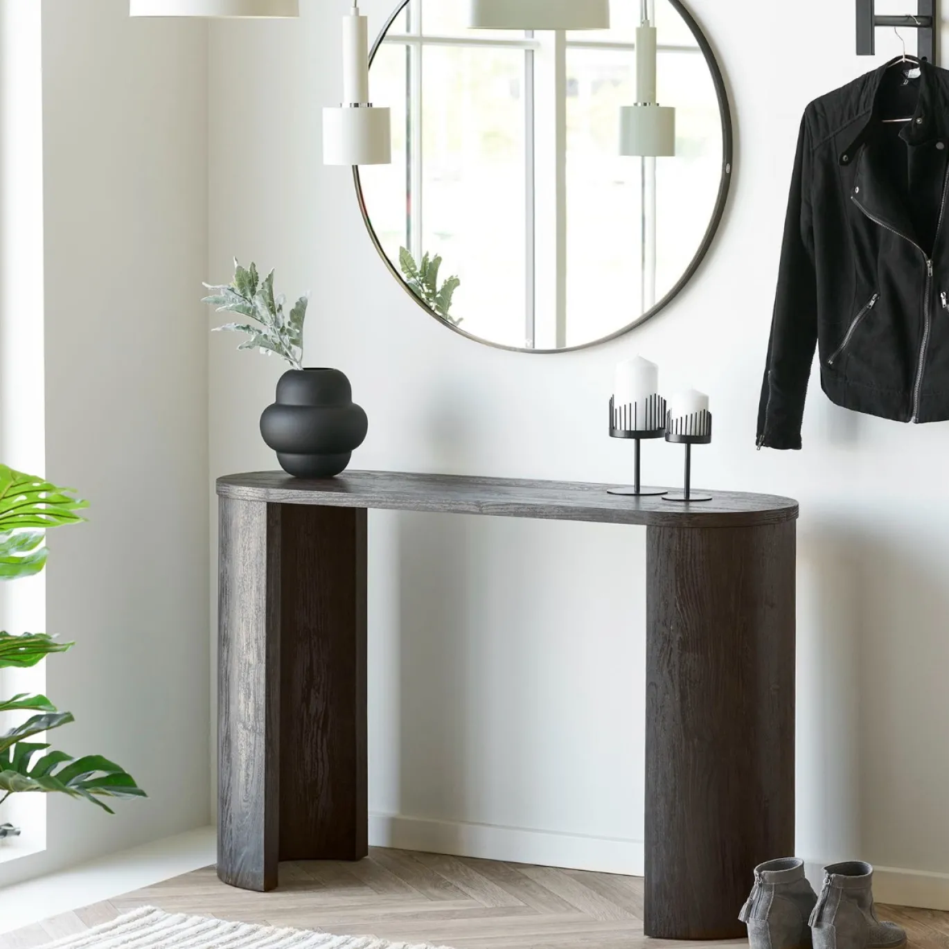 House Nordic Sidetable Bibione Bruin 114cm