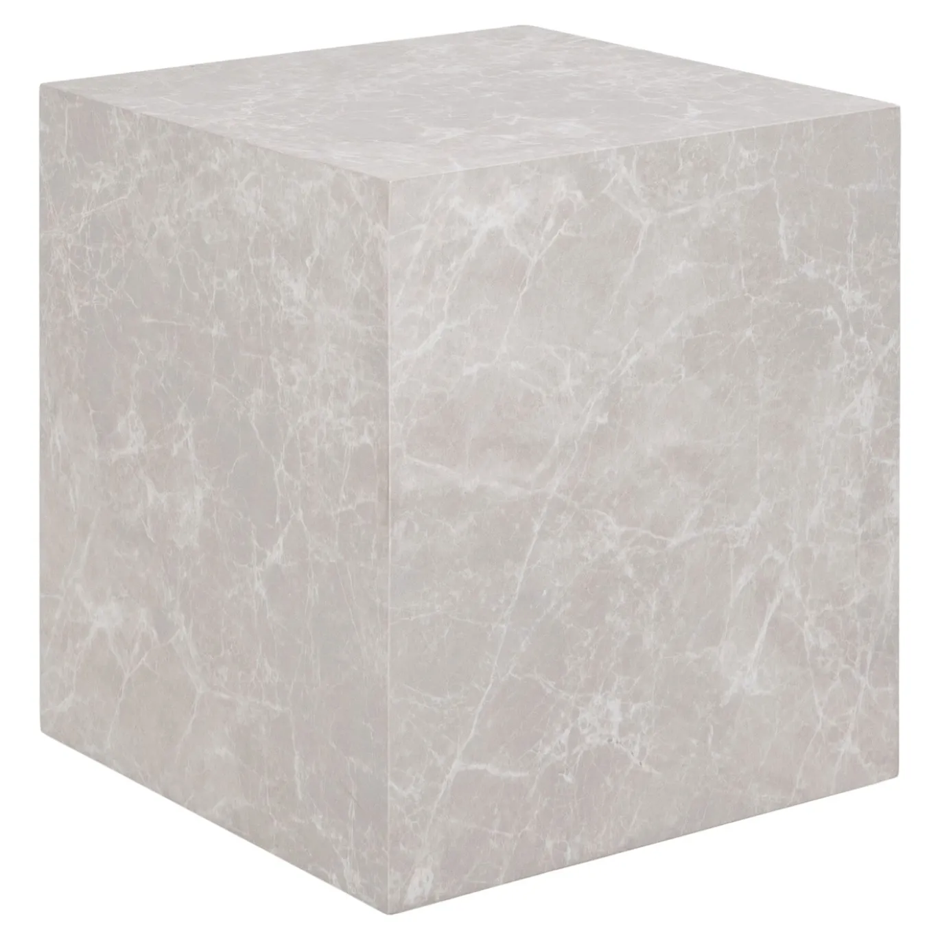 House Nordic Sidetable Prague MDF Marmer 40cm
