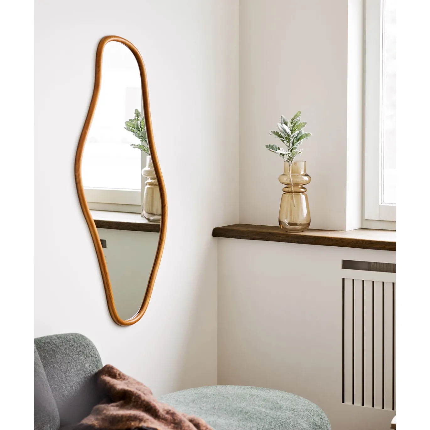 House Nordic Spiegel Brandsby Naturel 60x120cm