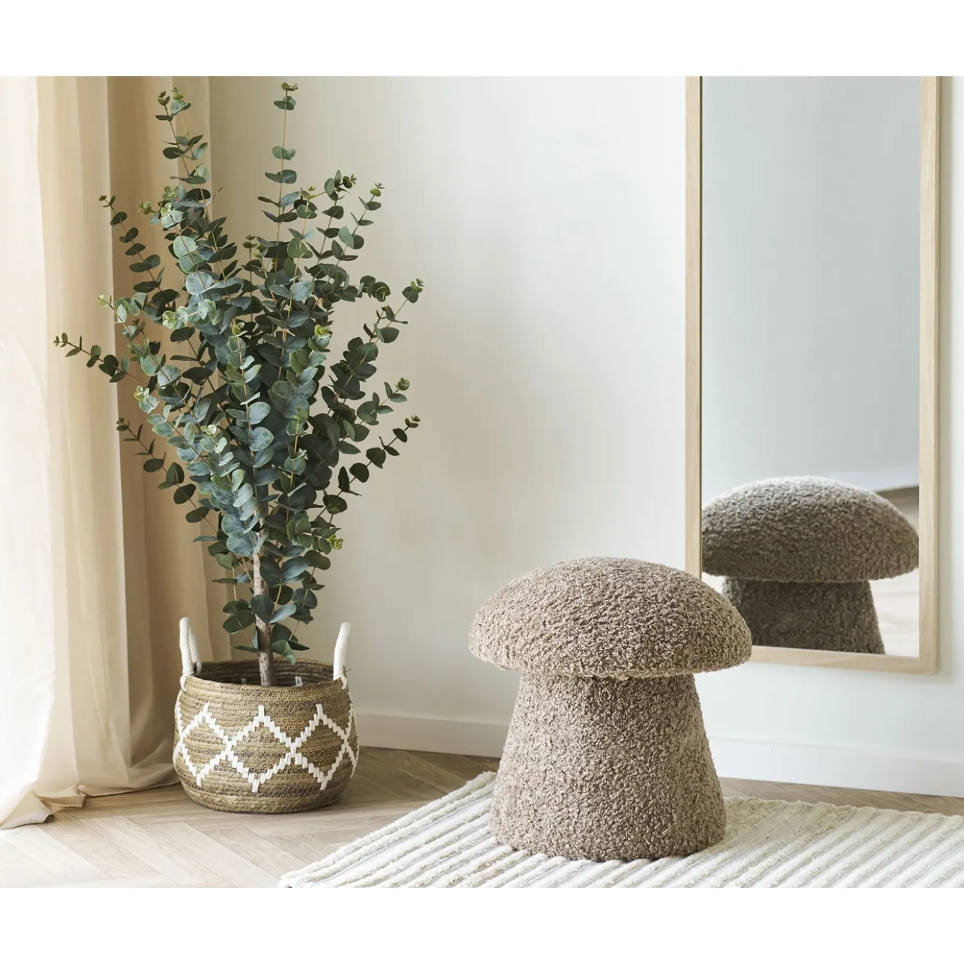 House Nordic Spiegel Scottsdale Naturel 45x110cm